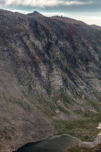 Mount Evans & Abyss Lake from Mt Bierstadt Summit