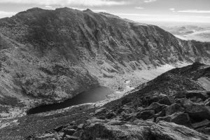 Mount Evans & Abyss Lake from Mt Bierstadt Summit