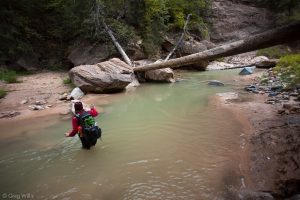 Deep part of the river