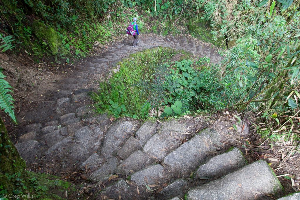 Inca Trail stairs