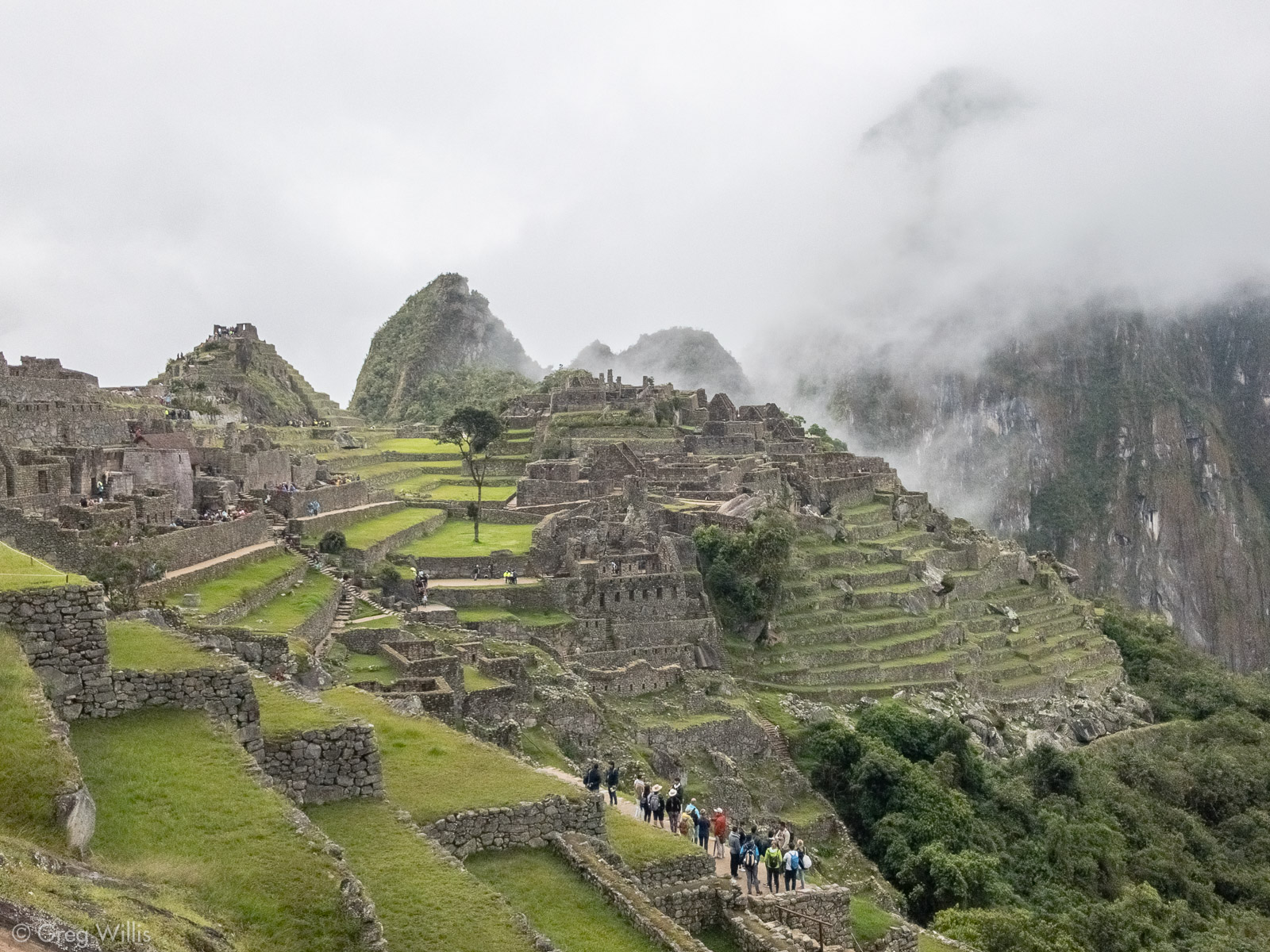 Machu Picchu looking north