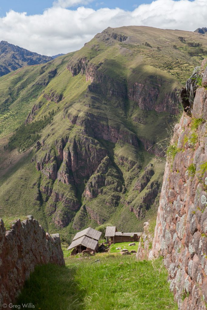 Rozascancha and the Sacred Valley from Huchoy Qosqo