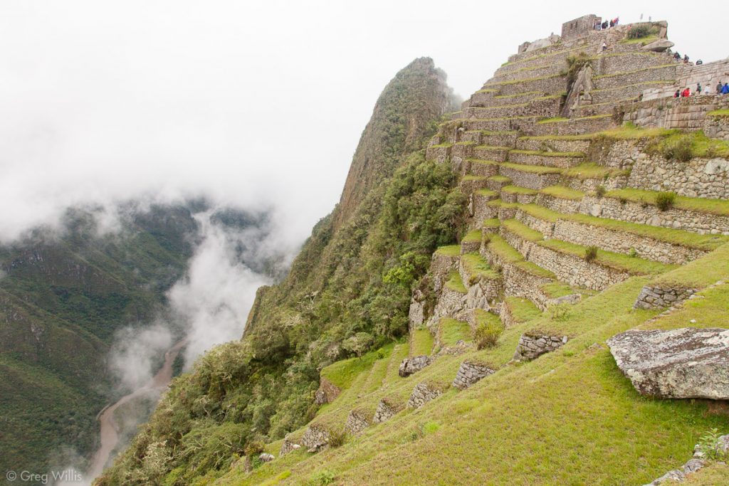 Western Slope of Machu Picchu and the Urubamba River