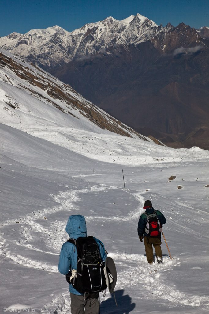 Descent to Muktinath