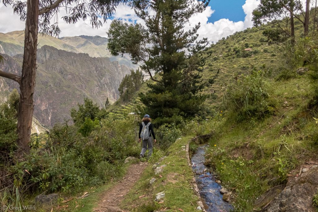 Pumamarca Trail: Irrigation Channel