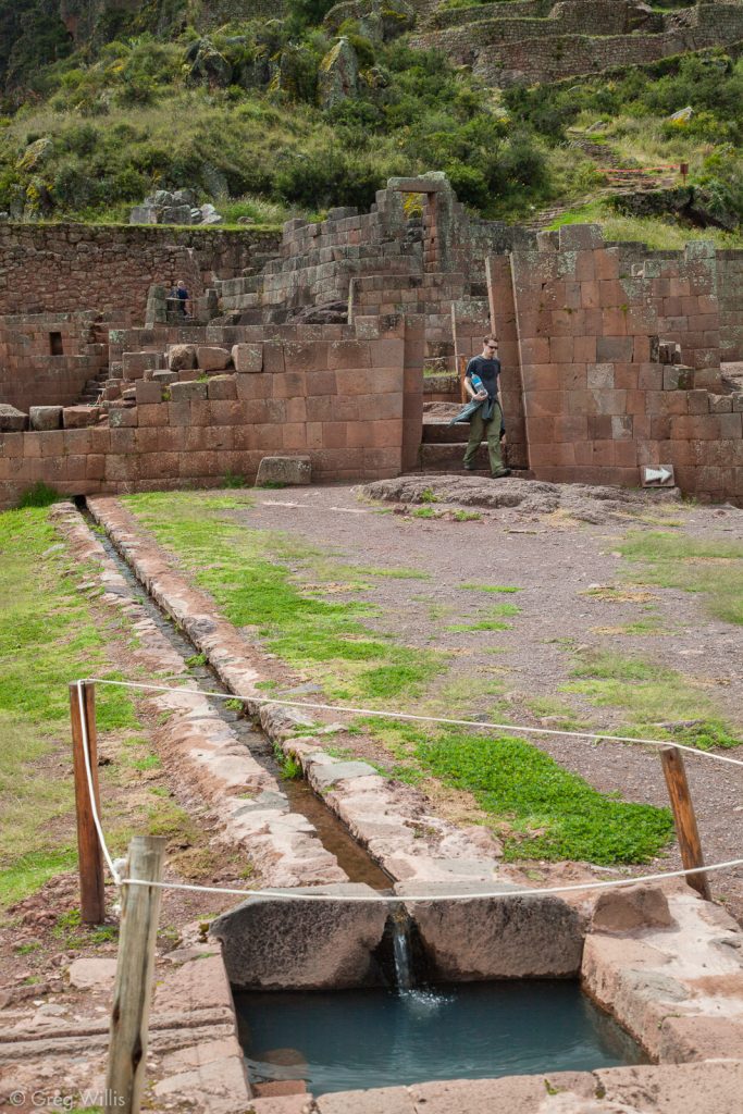 Main Temple Area, Entrance Doorway and Water Feature, Pisac