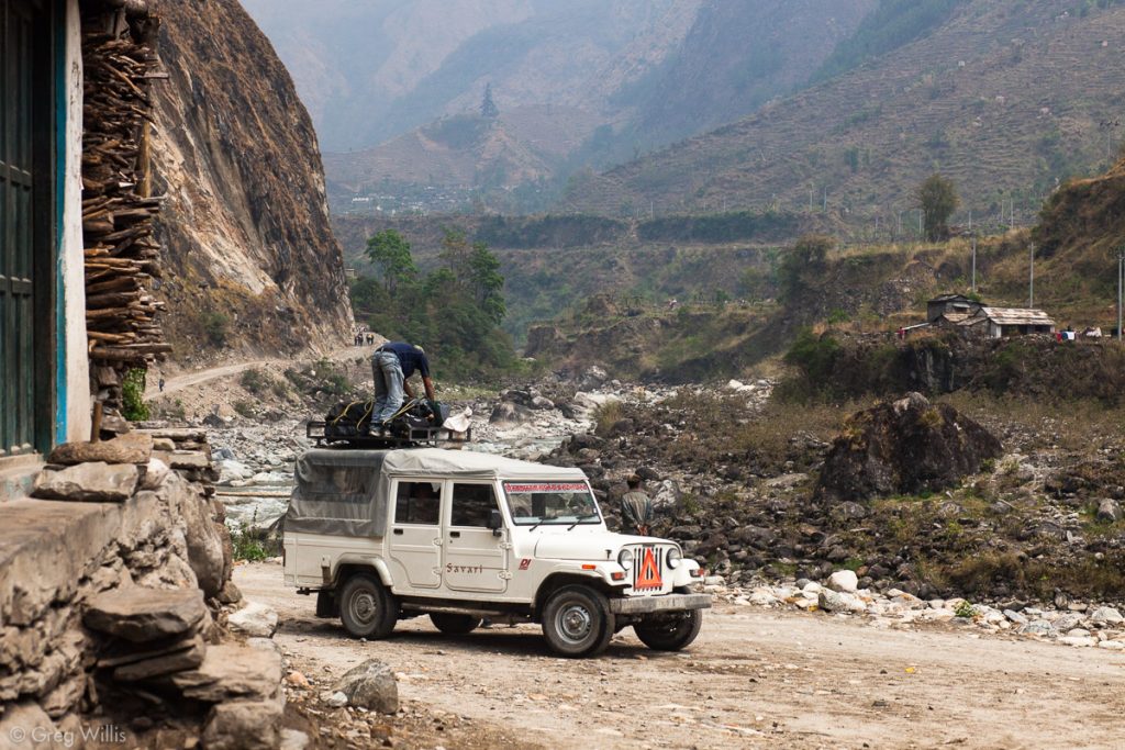 Jeep (from Ghasa to Tatopani)