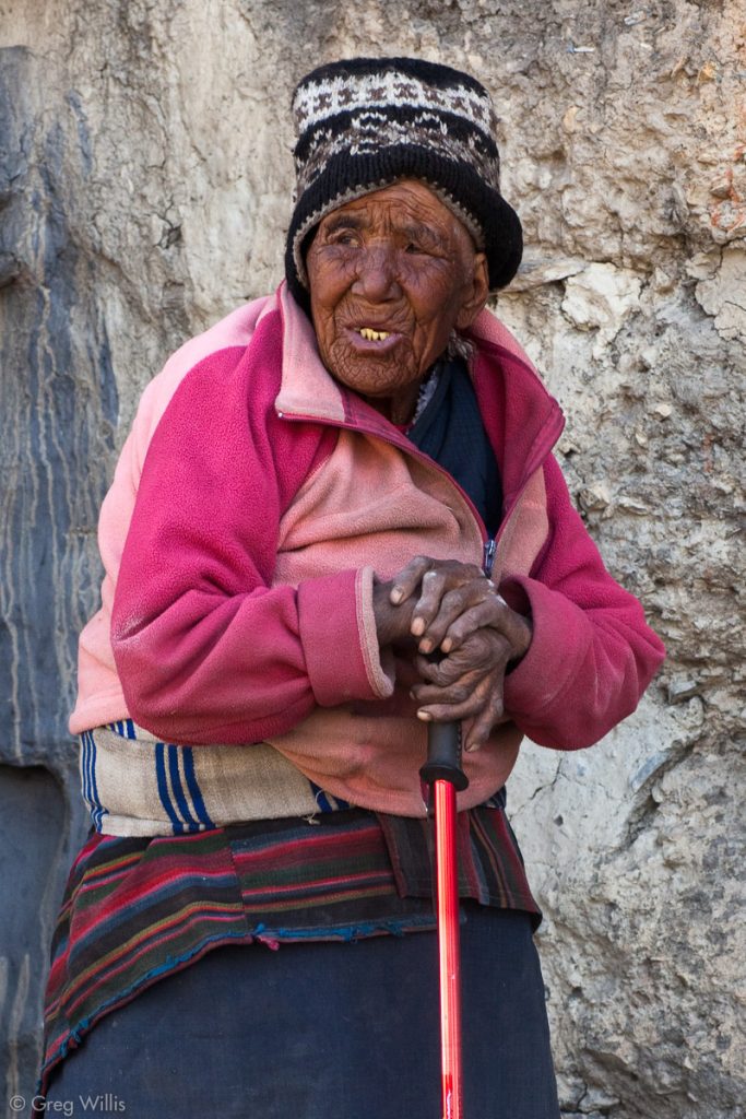 Old Woman in Chhokor