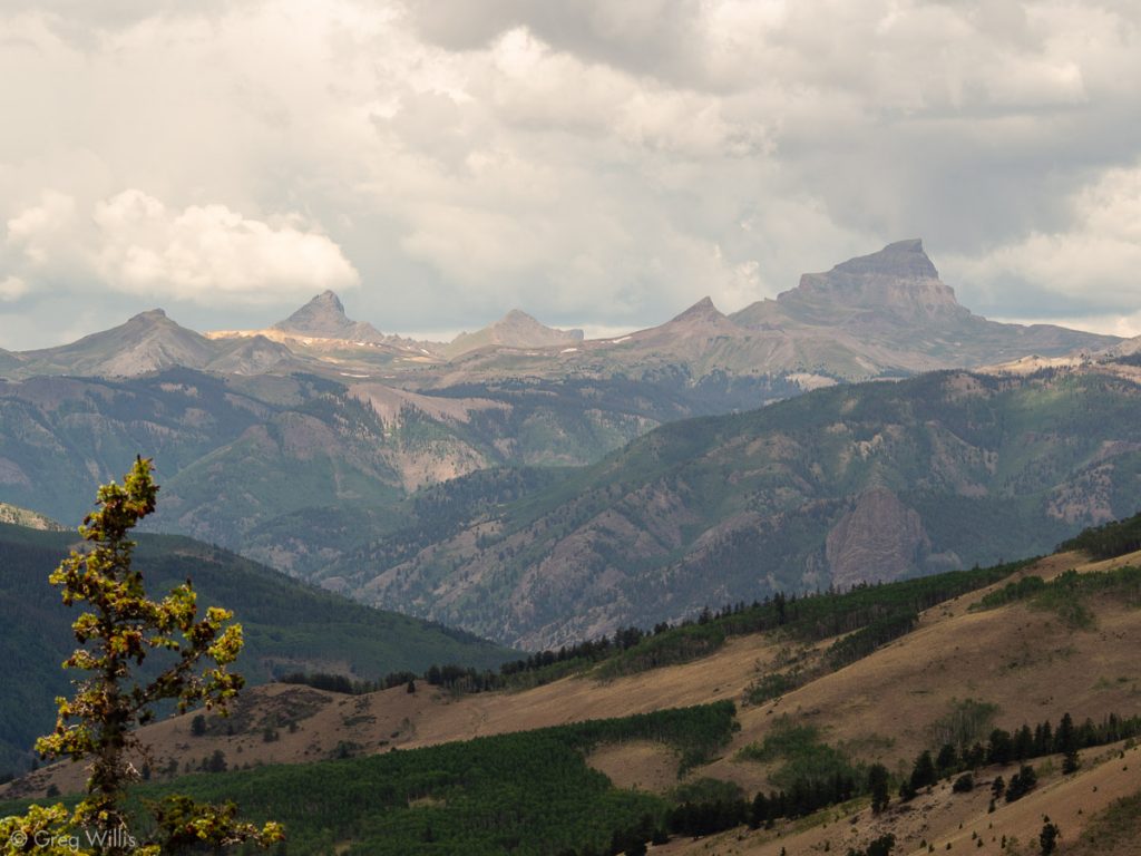 Uncompahgre & Wetterhorn from Windy Point
