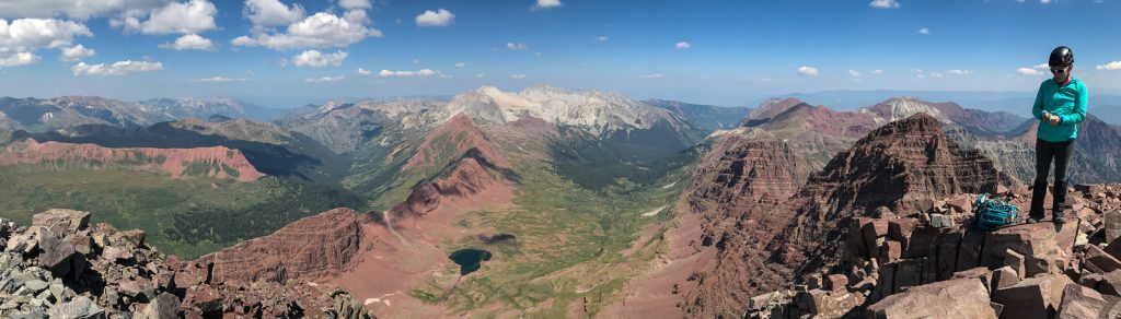 View from Atop Maroon Peak