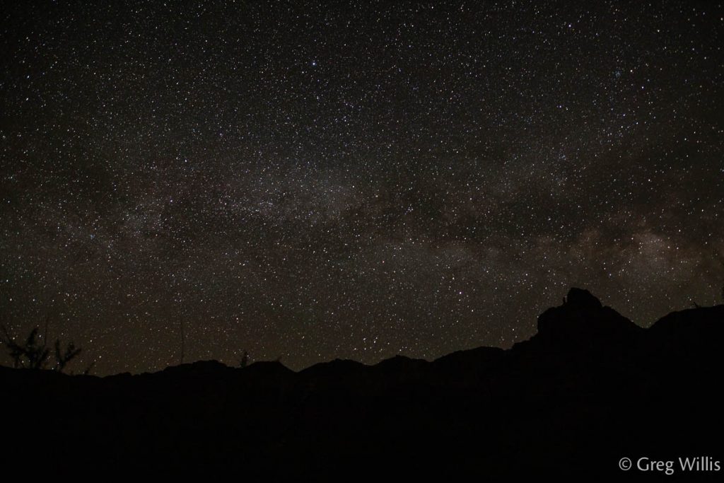 Milky Way Rising above Comanche Point