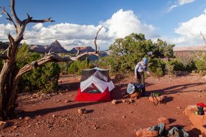 Campsite on Horseshoe Mesa
