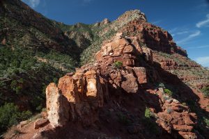 Looking Up to Lipan Point