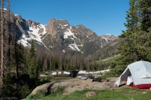 Campsite in Chicago Basin