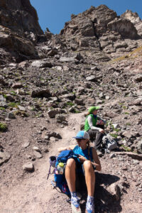 Resting after Descending Broken Hand Pass