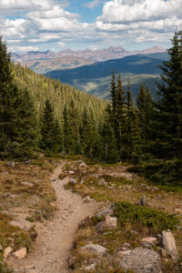 Heading Down from Half Moon Pass