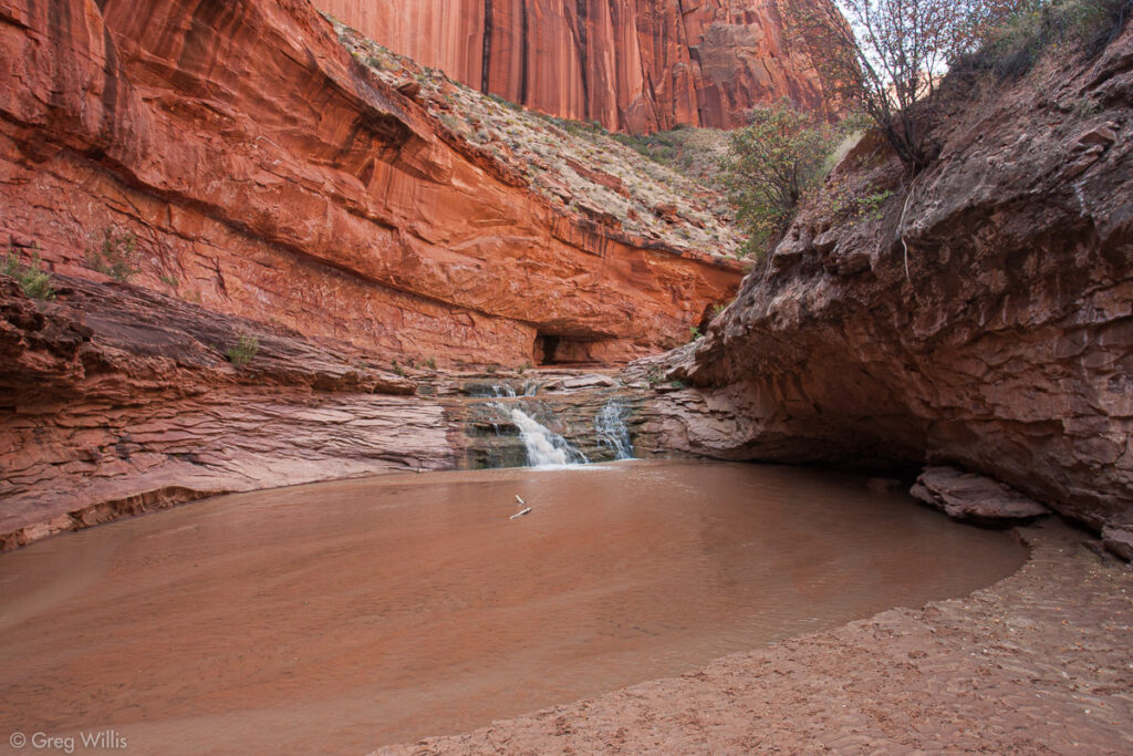 Coyote Gulch Waterfall and Pool